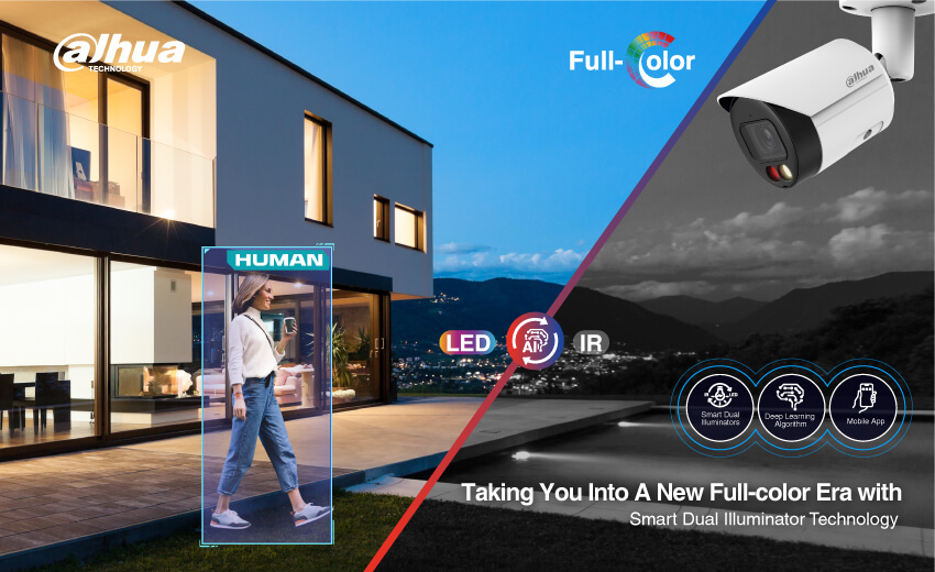 Taking you into a new full-color era with Smart Dual Illuminators Technology