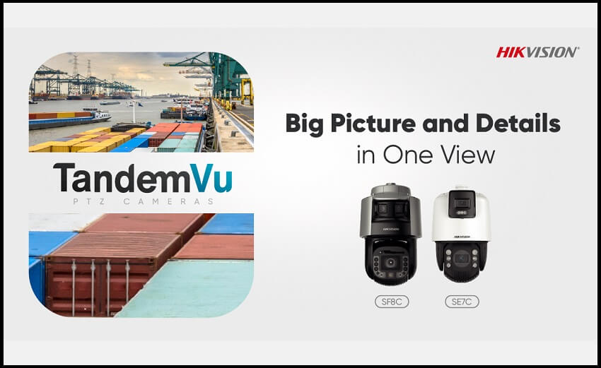 Hikvision reveals TandemVu PTZ cameras with PTZ, bullet-camera capabilities in single unit