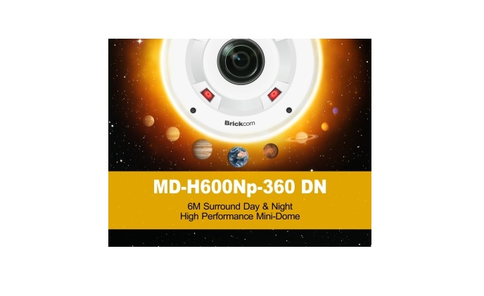 Brickcom announces 6 MP surround day and night high performance mini-dome camera