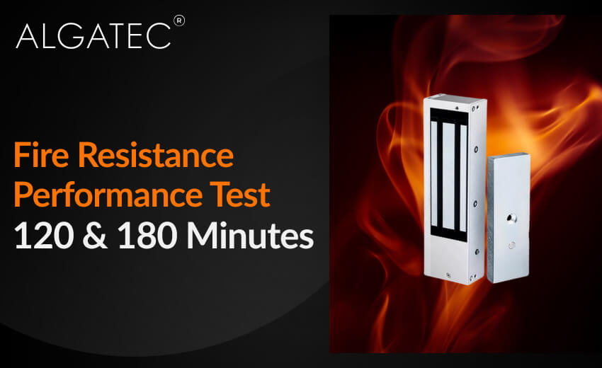 ALGATEC EM Lock achieve 120 & 180-minutes fire resistance performance 