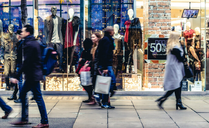 What makes crowd management solutions useful in retail?