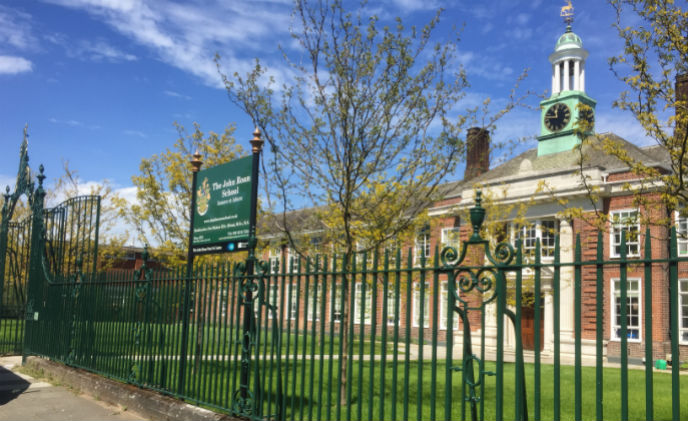 Net2 biometric integration secures access control at John Roan School