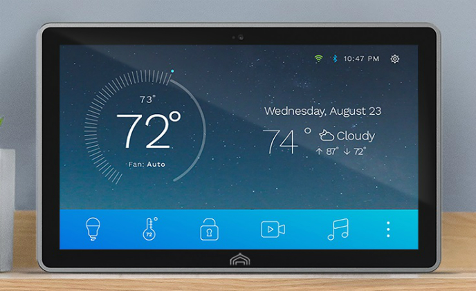 Smart home hub Atmos featuring touchscreen enters the market