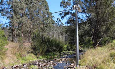 Fighting floods with solar-power cams and wireless mesh solution 