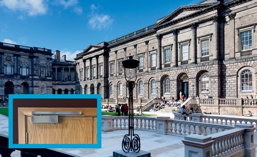 For University of Edinburgh, ASSA ABLOY provides a one-stop-shop for high-performance door closers
