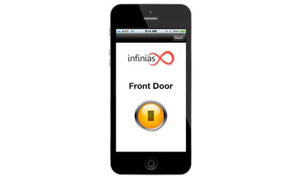 infinias combines mobile credential with access control 