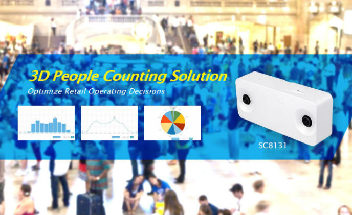 VIVOTEK launches 3D people counting solution for retail operations