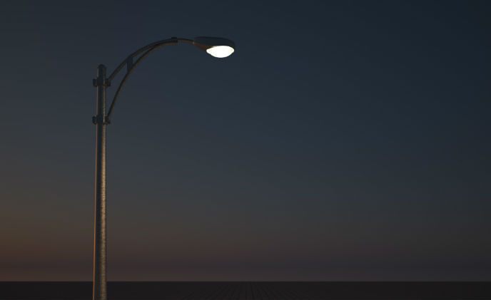 Smart security solution atop streetlights