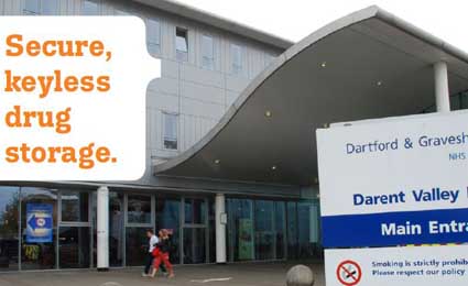 Nedap keyless drug storage for Darent Valley hospital