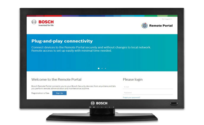 Bosch Remote Portal updated with support for additional devices and services