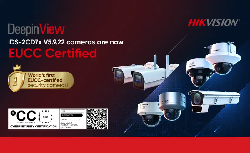 Hikvision earns industry-first EUCC certification for network cameras