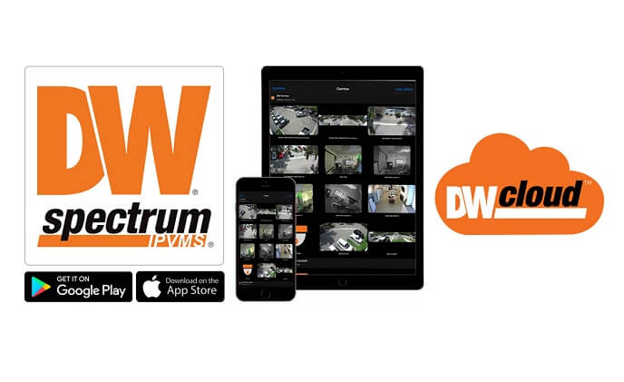 DW Spectrum mobile app supports two-way audio, enhanced fisheye dewarping