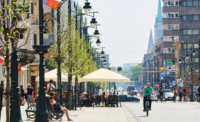 The streets of Łódź are safer with Axis cameras