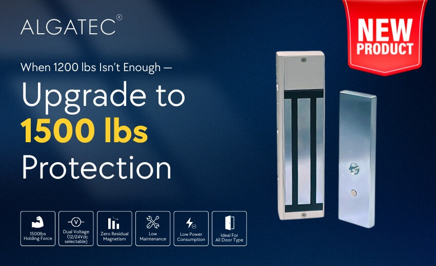 ALGATEC introduces UL675-SL: A 1500lbs electromagnetic lock for intelligent door 