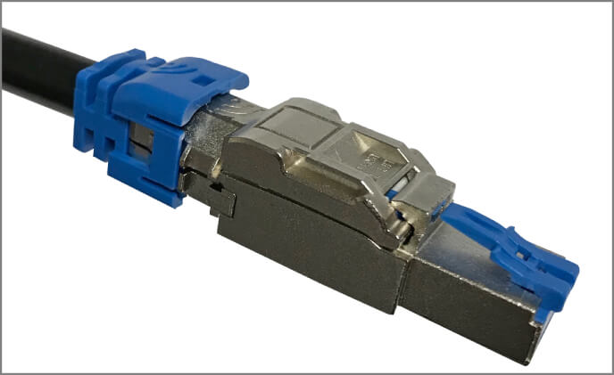 Platinum Tools features new PoE+ 10Gig Shielded RJ45 Field Plug at 2020 ISE