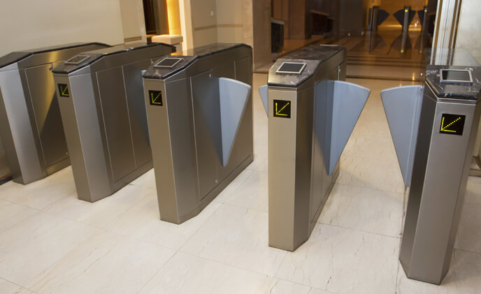 Besides security, throughput and aesthetics matter for turnstiles