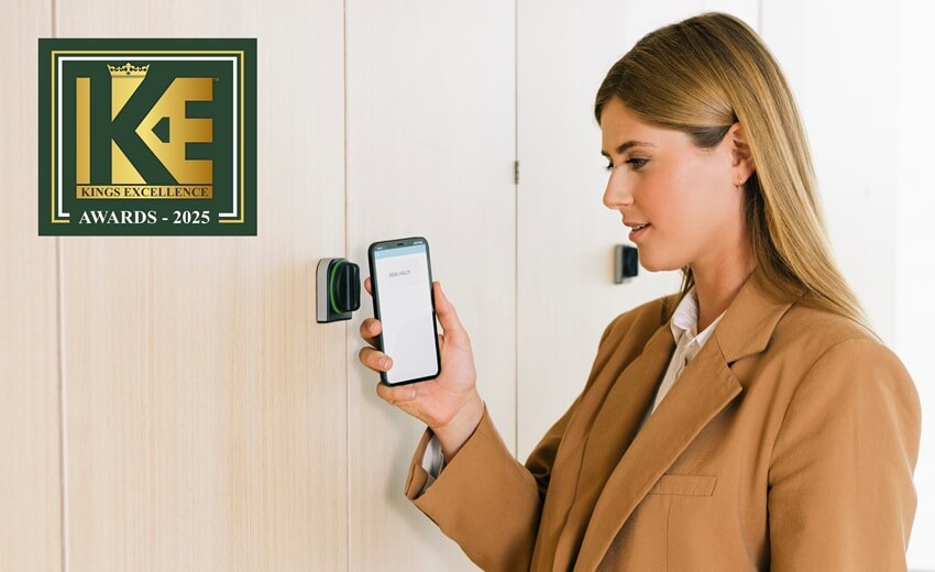 Intelligent, wireless cabinet lock wins a prestigious design award