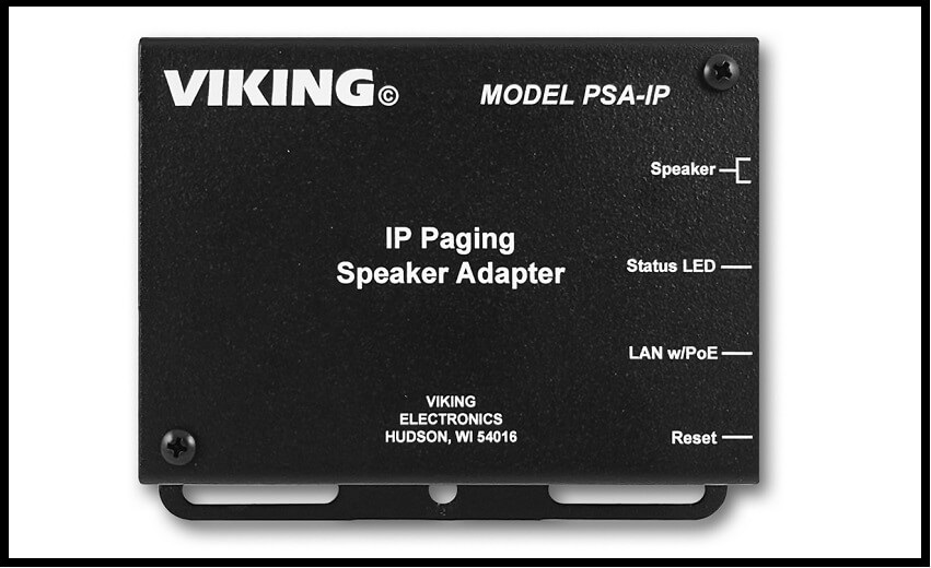 Viking’s new PSA-IP converts analog speakers into IP speakers