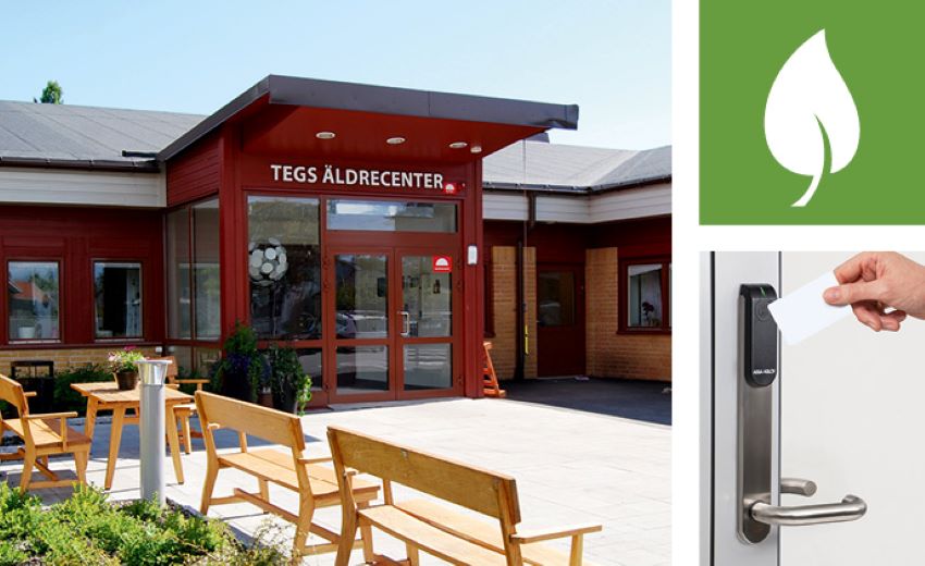 How wireless access control contributes to one Swedish care home’s sustainability goals