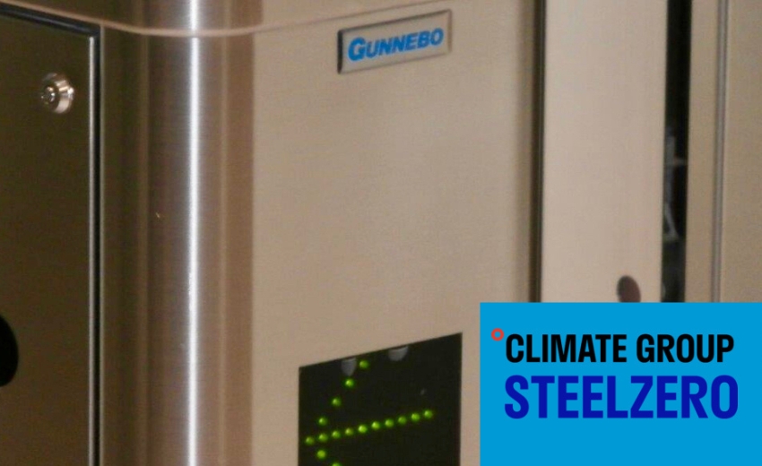 Gunnebo Entrance Control joins SteelZero to accelerate the transition to net zero steel