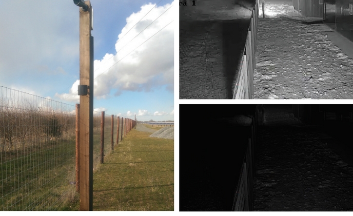 Solar farm perimeter detection enhanced with GJD's infrared illuminators