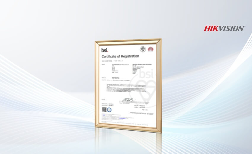 Hikvision among the first companies worldwide to earn NIST CSF 2.0 certification