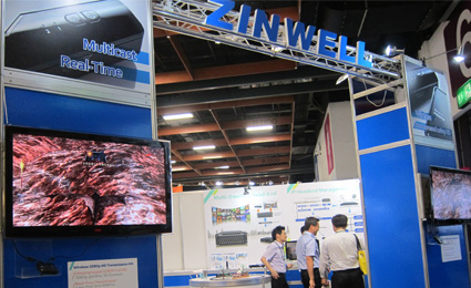 ZINWELL releases new model of powerline home camera at Computex 2014