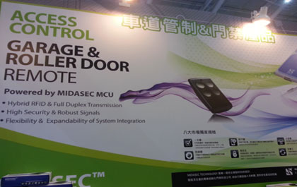 [Secutech 2014] MIDASEC introduces garage/rollerdoor remote control