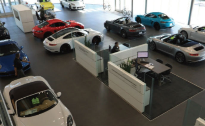 IDIS non-intrusive surveillance for a luxury car dealership