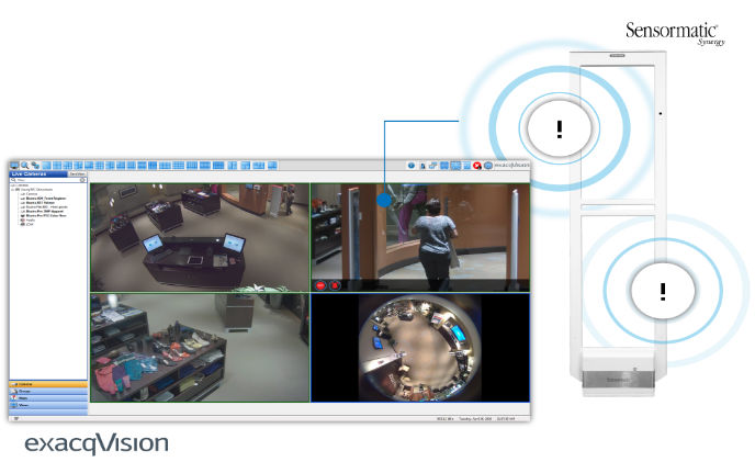 Exacq Technologies integrates with Sensormatic's Synergy series