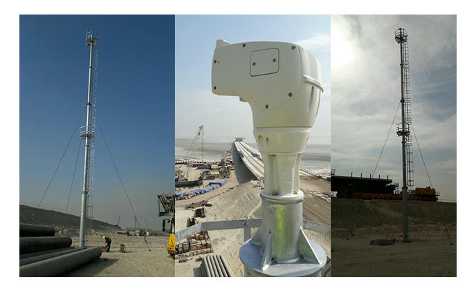 Videotec chosen to monitor a strategic bridge in Kuwait