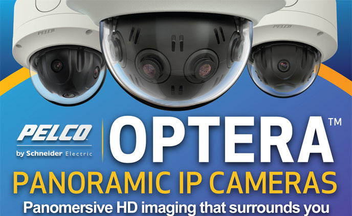 Pelco Optera panoramic multi-sensor cameras for high-quality detailed images