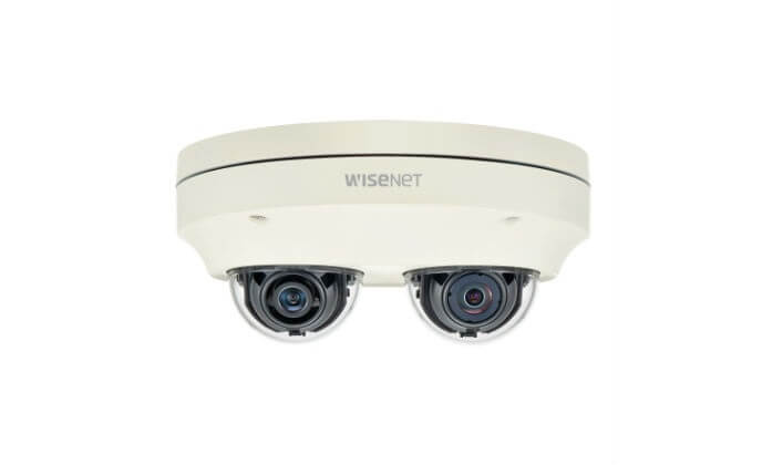 Hanwha Techwin introduce Wisenet P two channel multi-directional camera