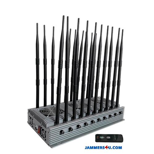 20 Antenna 155W All-Jammer blocker 2020 5G up to 80m