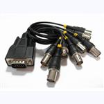 Customize:15 Pins to 8 BNC cable,DB15 to bnc cable