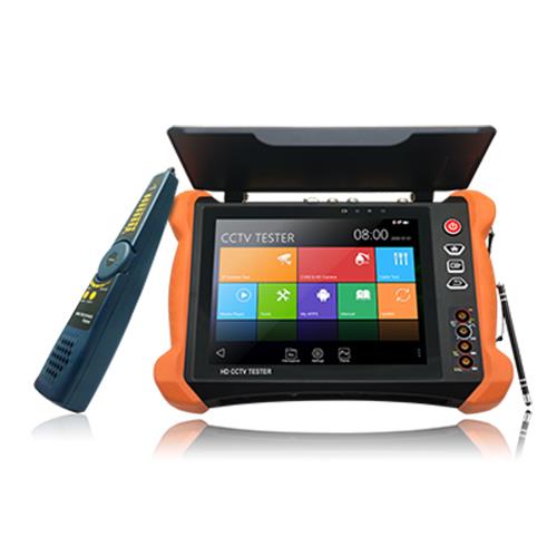 8 inch Multifunctions 8MP TVI CVI AHD SDI EX SDI IP Analog tester with 2k retina touch screen 