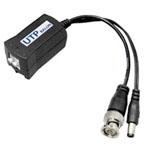 Passive Video Balun with Power Connector  VPB110TM = Male Only