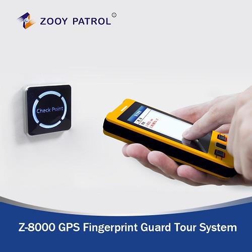 Hot Sale ZOOY Z-8000 3.5 Inch Touch Screen Fingerprint 3G GPS Guard Tour System