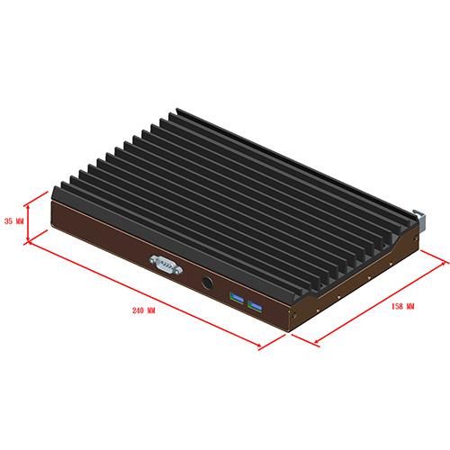 AOPEN DEX3450-W, wide range temperature and fanless industrial environment 