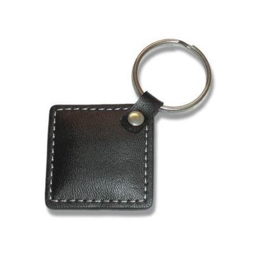 RFID Faux Leather Keyfob, Black, ATA5577 (R/W) & MIFARE Classic® 1K (R/W) Dual Frequency