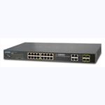 16-Port 10/100/1000Mbps 802.3at PoE + 4-Port Gigabit TP / SFP Combo Managed Switch(WGSW-20160HP)