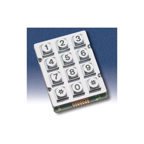 3x4 Waterproof Metal Keypad