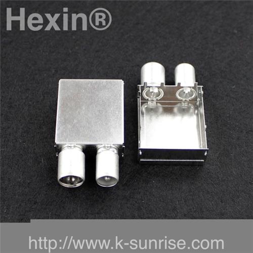 two coaxial with shielding 