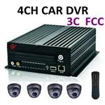 Factory Direct 2014 new 4 Channel Mobile DVR support 3G online watch live video and GPS tracking