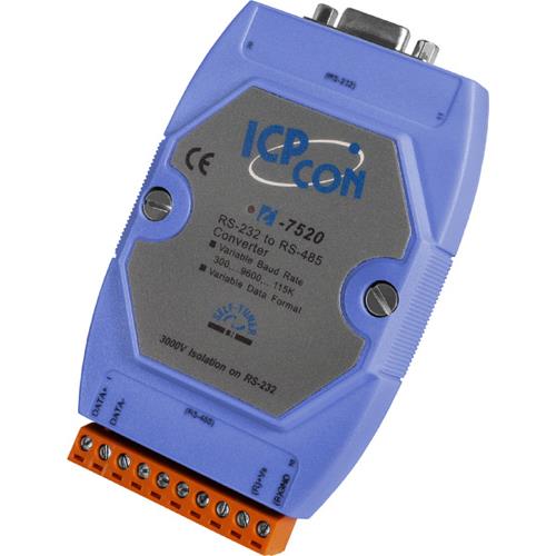ICPDAS Isolated RS-232 to RS-485 Converter I-7520