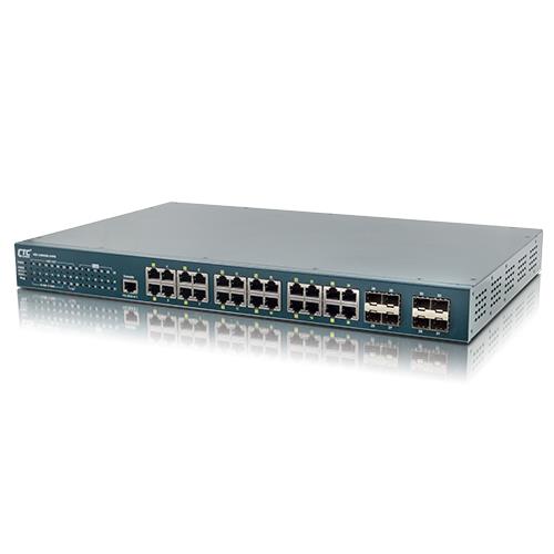 Industrial Gigabit Ethernet Switch - IGS-2408SM-24PH-AA