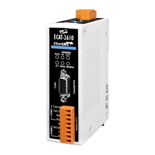 ICPDAS EtherCAT to Modbus RTU Gateway ECAT-2610