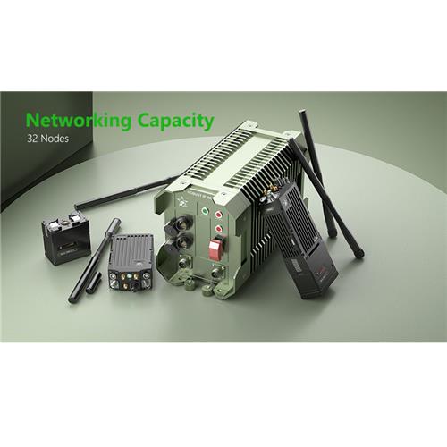 IP Mesh Radio COFDM Wireless Receiver and Transmitter  for Unmanned Vehicle