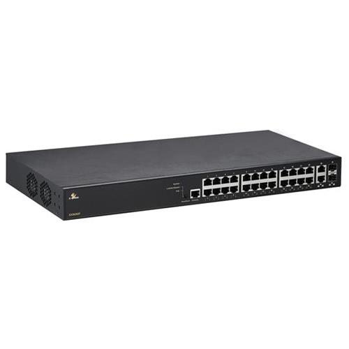 EX26262F Series Managed 24-port Gigabit PoE +2-port 100/1000 SFP Combo Ethernet Switch