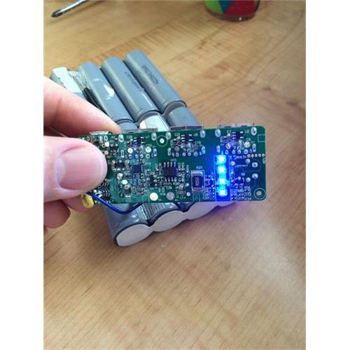 Rechargeable Li-ion Battery Pack with LED Indicators from PERMA Battery Pack